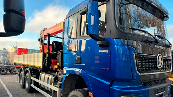 Бортовой автомобиль на шасси SHACMAN SX32586V385 с КМУ ИНМАН ИТ-150